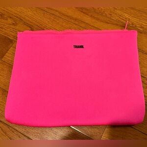 Triangl Hot Pink Accessory pouch